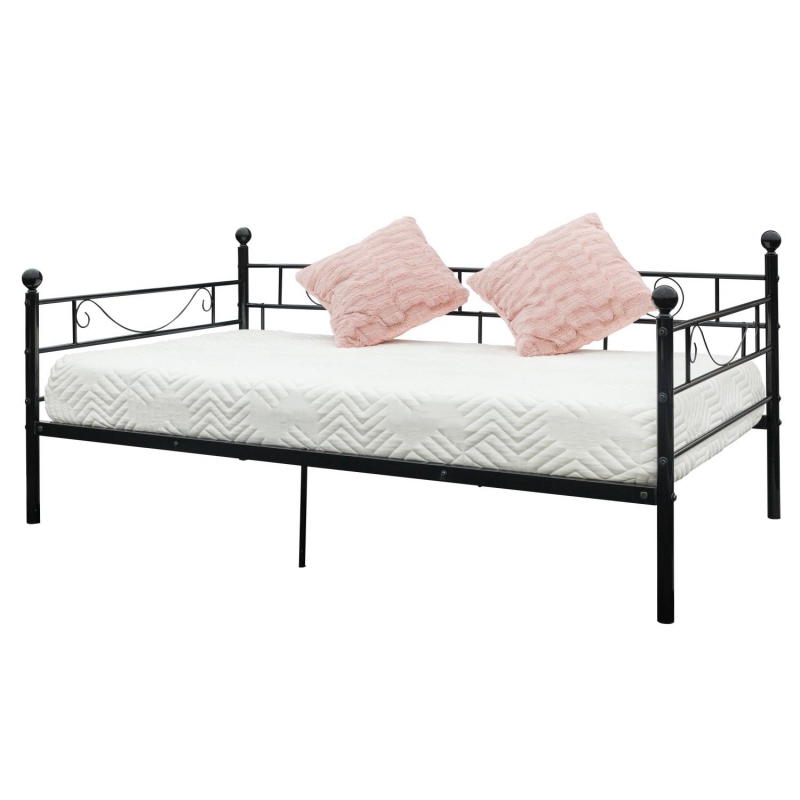 Zimtown Metal Daybed Frame Multifunctional Platform Bed Sofa