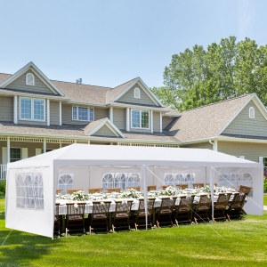 Zimtown 10'x30' Canopy Tents for Parties, Outdoor Wedding