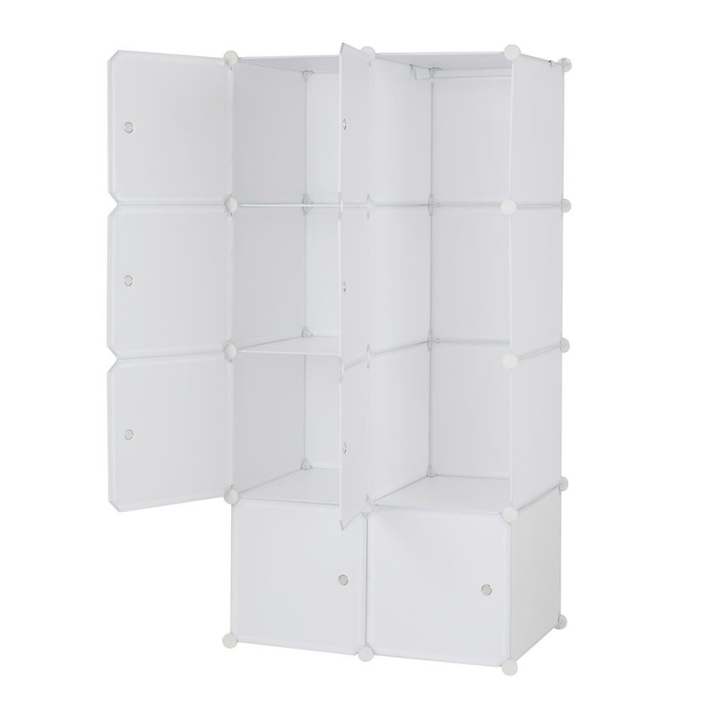 Zimtown 8-Cube DIY Modular Cubby Shelving Storage Organizer