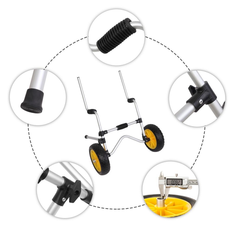 Zimtown Scupper Kayak Cart, Sit on Top Kayak Dolly Carrier zimtown