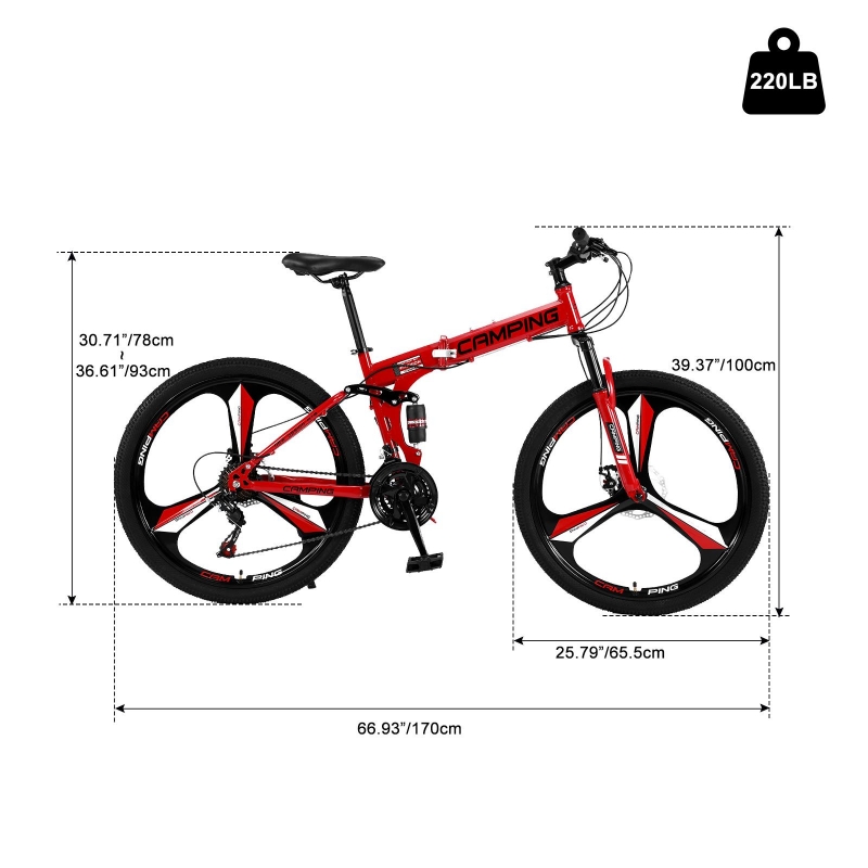 New speed folding mountain bike sales