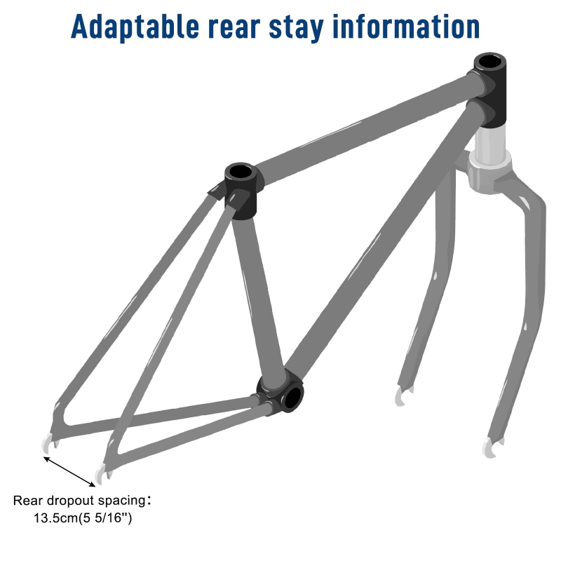 Zimtown Electric Bicycle Motor Kit 48V 1500W 26"x1.95" Rear Wheel
