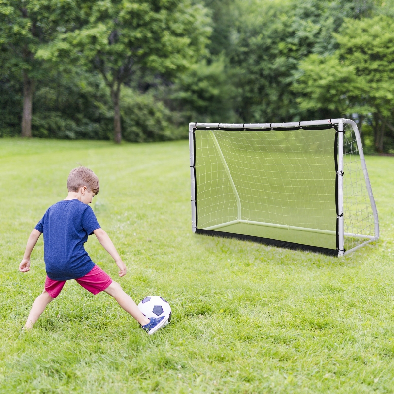 Zimtown Versatile 3in1 Soccer Goal for Training 6x4ft Size