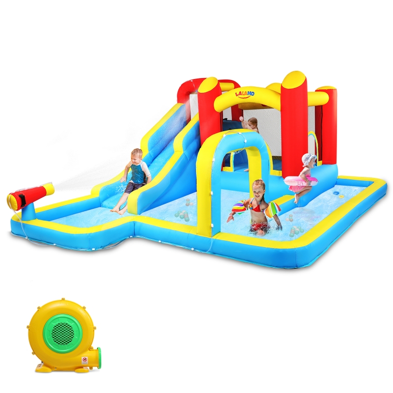 Zimtown Inflatable Bounce House, Kids Bouncer Castle with