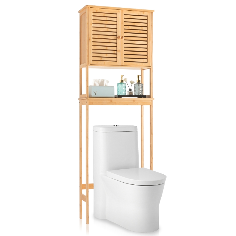 Over The Toilet Storage, Bathroom Organizer with Adjustable Inner