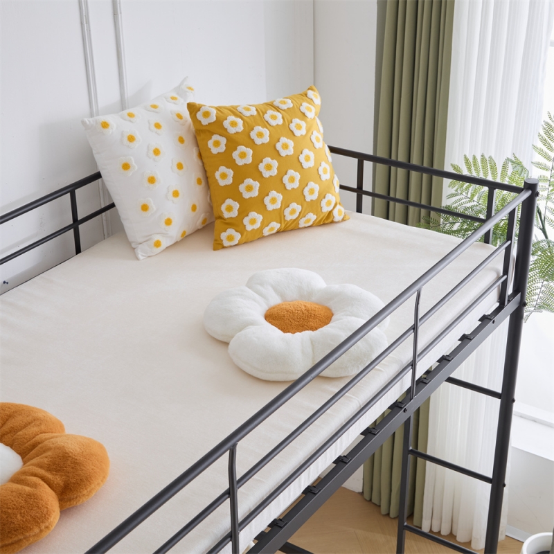 130 140 150 160 170 180 Cm Bunk Bed Ladder With Hooks, Black Campers Bedroom Dorm Bed Ladder Mezzanine, Iron Replacement Ladder (Size : Hook Style-1.4m/55.1