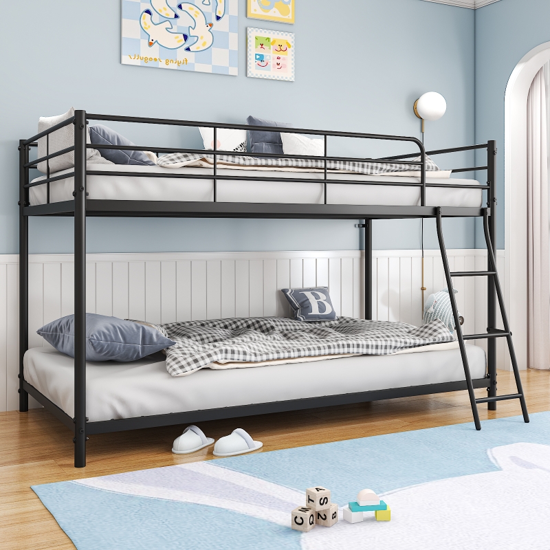 ひ*い様 bunk R Zimtown Twin-over-Twin Low Profile Junior Bunk Bed, Black - zimtown