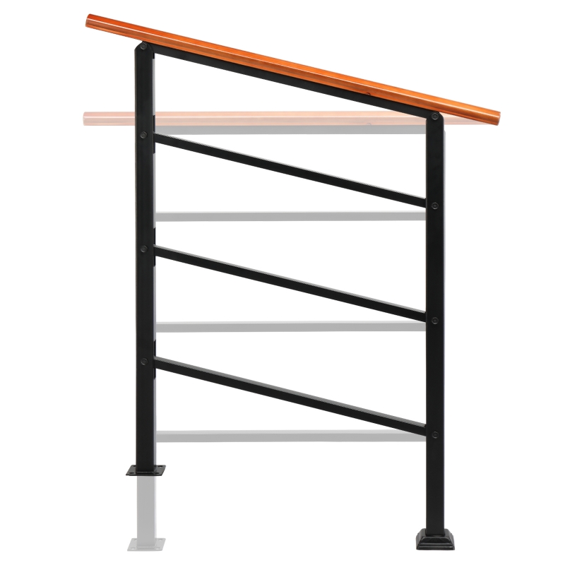 涼渓極 SZM MGL 49/53 渓流竿 2-way length Zimtown Handrail for Stairs Fits 2 or 3 Steps Outdoor Stair
