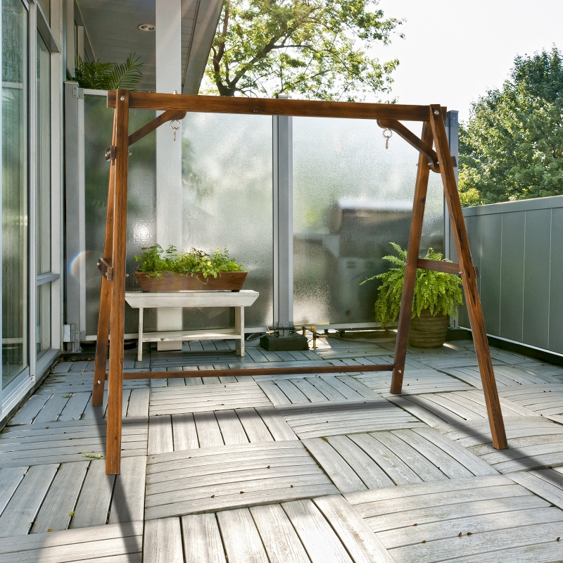 Loveseat swing with stand best sale