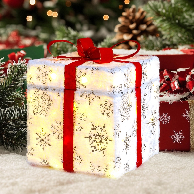 Zimtown LED Christmas Ornament Decor,Lighted Outdoor Holiday Gift