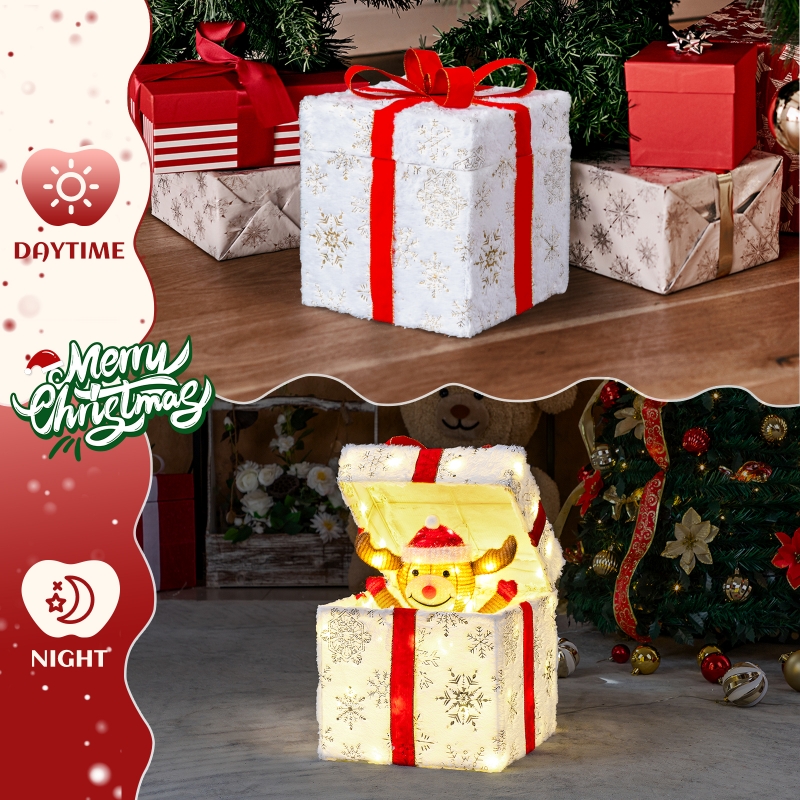 Zimtown LED Christmas Ornament Decor,Lighted Outdoor Holiday Gift